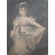 Portrait de Miss Murray par thomas Lawrence Huile sur toile sans cadre ancien reproduction