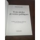 Trois Siècles de Ventes Publiques par michel Beurdeley